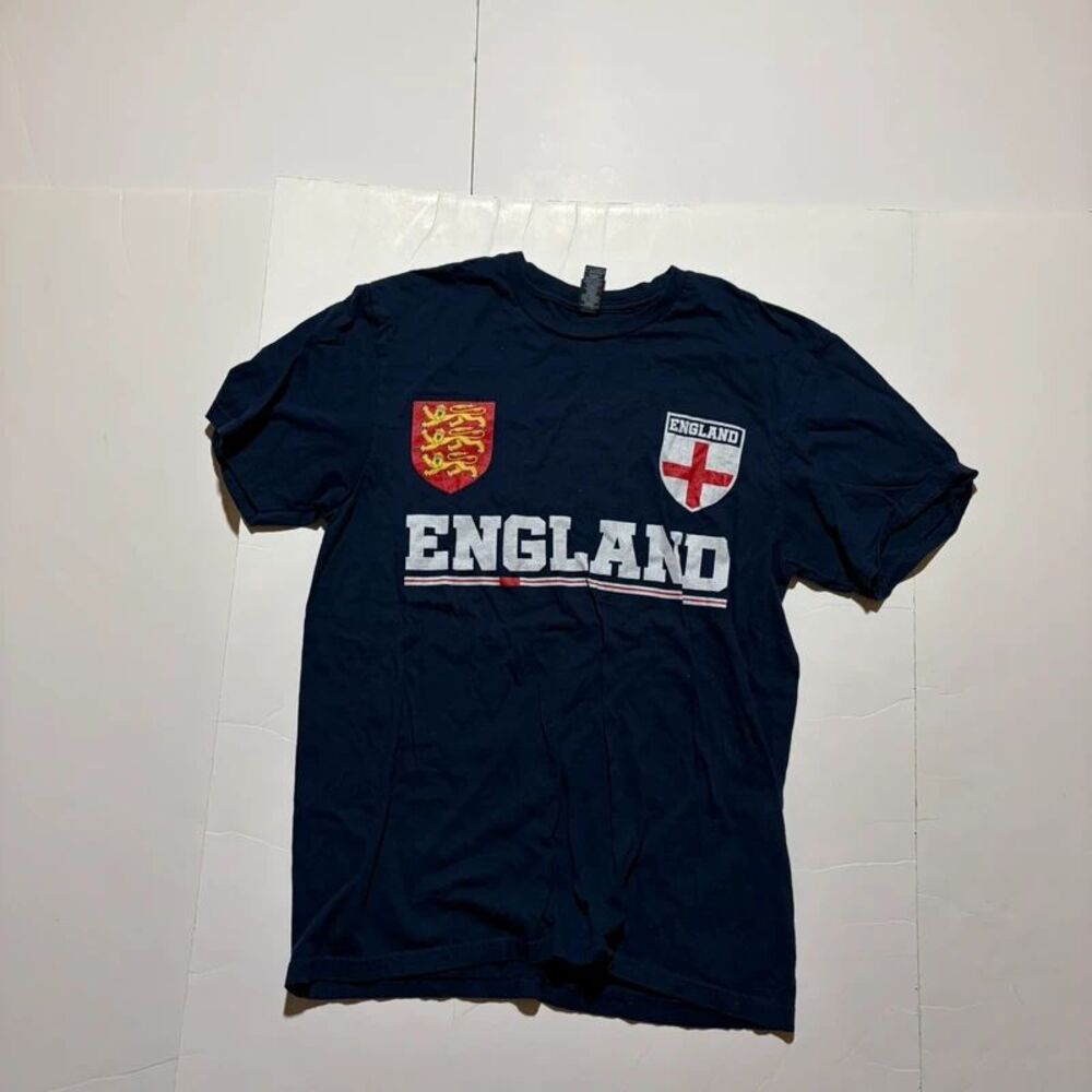 Gildan Navy Blue England Graphic tee shirt